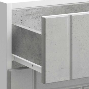 Küchen-Unterschrank Lucca Betongrau Holzwerkstoff