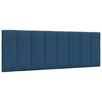 Bettgestell ohne Matratze Blau 140x200 cm Stoff
