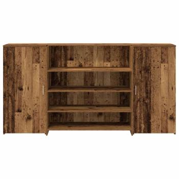 Empfangstheke Altholz-Optik 200x50x103,5 cm Holzwerkstoff