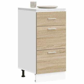 ARDEBO.de - Unterschrank Sonoma-Eiche 40x46x81,5 cm Holzwerkstoff