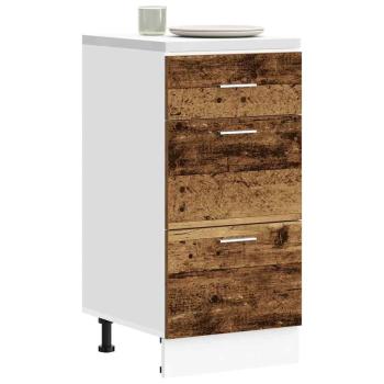ARDEBO.de - Unterschrank Altholz-Optik 40x46x81,5 cm Holzwerkstoff