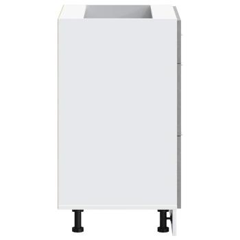 Küchenunterschrank Betongrau Holzwerkstoff