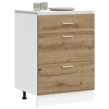 ARDEBO.de - Küchenunterschrank Artisan-Eiche Holzwerkstoff
