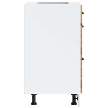 Küchenunterschrank Kalmar Altholz-Optik Holzwerkstoff