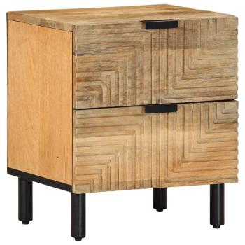 ARDEBO.de - Nachttisch Braun 40x33x46 cm Massivholz Mango