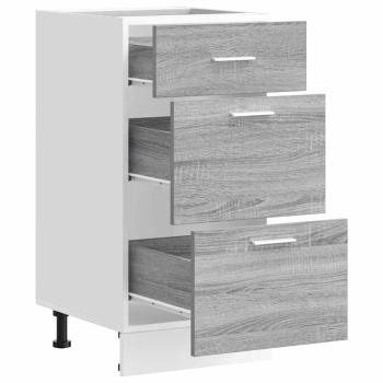 Unterschrank Grau Sonoma 40x46x81,5 cm Holzwerkstoff