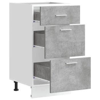 Unterschrank Lyon Betongrau 40x46x81,5 cm Holzwerkstoff
