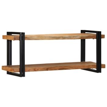 ARDEBO.de - Wandregal 110x33x45 cm Massivholz Akazie