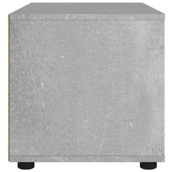 TV-Schrank VISNES Betongrau 100x40x38 cm Holzwerkstoff