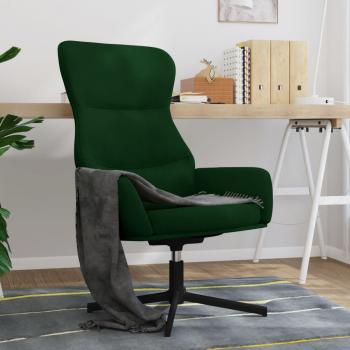 ARDEBO.de - Relaxsessel Dunkelgrün Samt