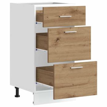 Unterschrank Artisan-Eiche 40x46x81,5 cm Holzwerkstoff