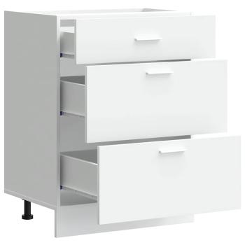Küchenunterschrank Weiß Holzwerkstoff