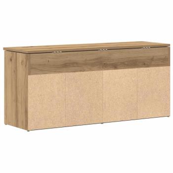 Schuhbank Artisan-Eiche 102x30,5x45 cm Holzwerkstoff