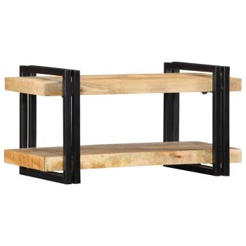 ARDEBO.de - Wandregal 70x33x35 cm Raues Massivholz Mango