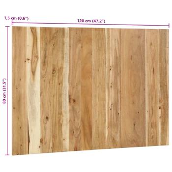 Kopfteil 120 cm Massivholz Akazie