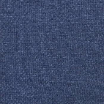 Schaukelstuhl Blau Stoff
