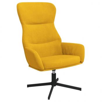 Relaxsessel Senfgelb Samt