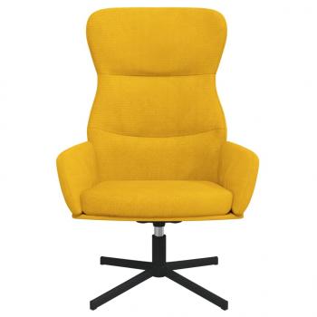 Relaxsessel Senfgelb Samt