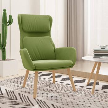 ARDEBO.de - Relaxsessel Hellgrün Samt