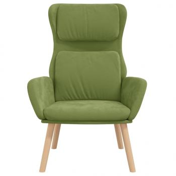 Relaxsessel Hellgrün Samt