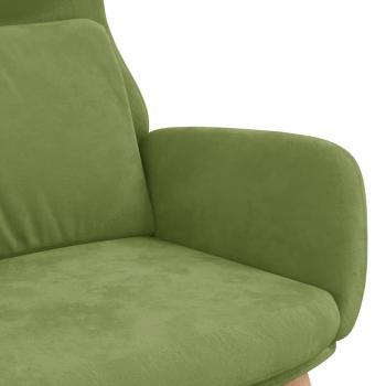 Relaxsessel Hellgrün Samt
