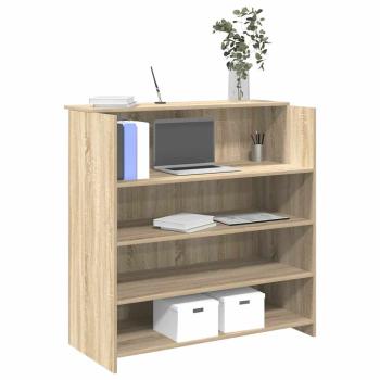 ARDEBO.de - Empfangstheke Sonoma-Eiche 100x50x103,5 cm Holzwerkstoff