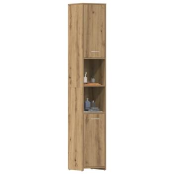 ARDEBO.de - Badschrank Artisan-Eiche 30x30x183,5 cm Holzwerkstoff