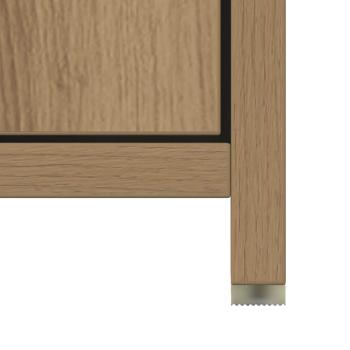 Badschrank Artisan-Eiche 30x30x183,5 cm Holzwerkstoff