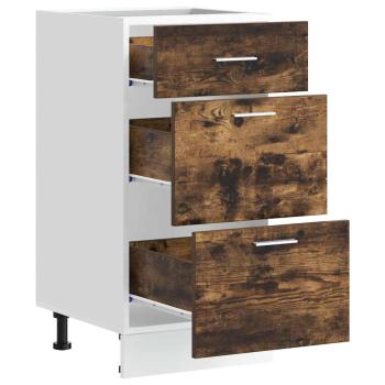 Unterschrank Räuchereiche 40x46x81,5 cm Holzwerkstoff