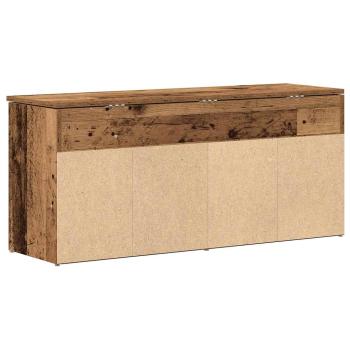 ARDEBO.de - Schuhbank Altholz-Optik 102x30,5x45 cm Holzwerkstoff