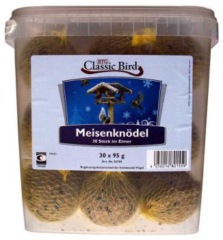 Classic Bird 30 Knödel mit Netz im Eimer