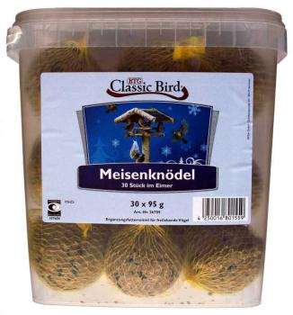 Classic Bird 30 Knödel mit Netz im Eimer