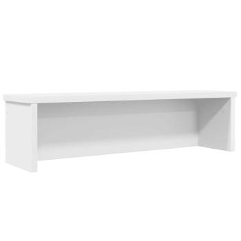 ARDEBO.de - Küchenregal Stapelbar Weiß 50x15x16 cm Holzwerkstoff