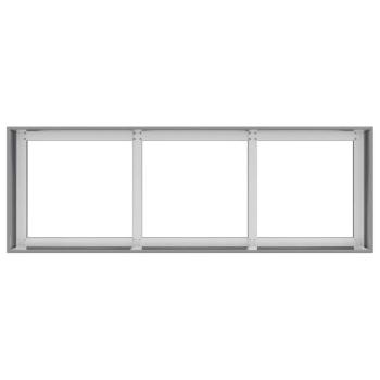 Pflanzkübel 120x40x40 cm Verzinkter Stahl