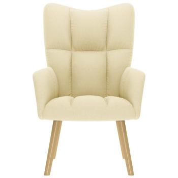 Relaxsessel Creme Stoff