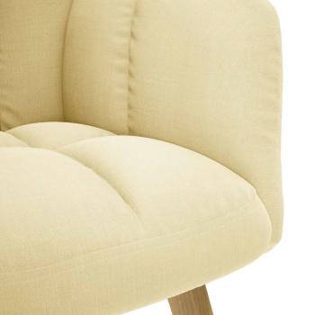 Relaxsessel Creme Stoff