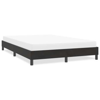 ARDEBO.de - Bettgestell ohne Matratze Schwarz 140x220 cm Samt