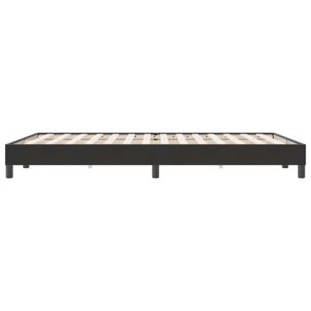 Bettgestell ohne Matratze Schwarz 140x220 cm Samt