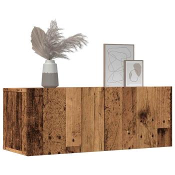 TV-Wandschränke 2 Stk. Altholz-Optik 80x30x30 cm