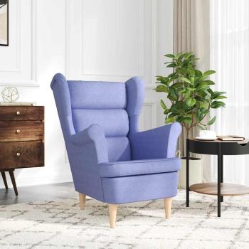 Sessel Jeansblau 74x84x100 cm Stoff