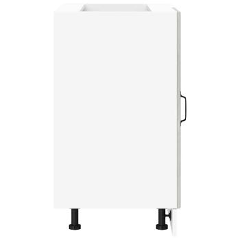 Spülenunterschrank Lucca Betongrau Holzwerkstoff