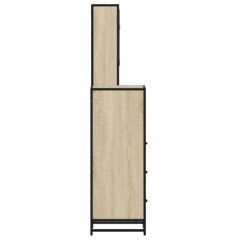 ARDEBO.de - 3-tlg. Badmöbel-Set Sonoma-Eiche Holzwerkstoff