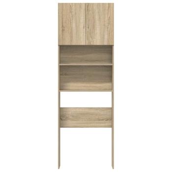 Waschmaschinenregal Sonoma-Eiche 64x24x190 cm Holzwerkstoff