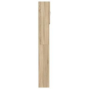 Waschmaschinenregal Sonoma-Eiche 64x24x190 cm Holzwerkstoff