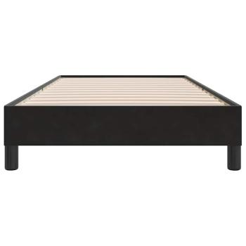 Bettgestell ohne Matratze Schwarz 100x220 cm Samt