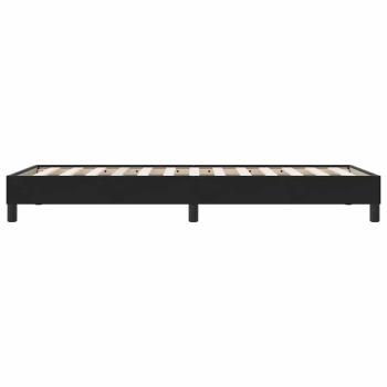 Bettgestell ohne Matratze Schwarz 100x220 cm Samt