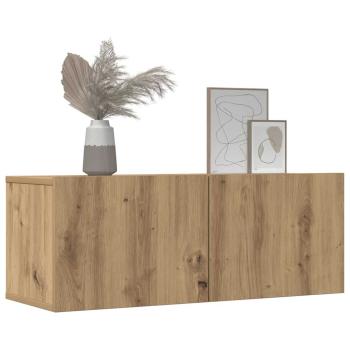 TV-Wandschränke 2 Stk. Artisan-Eiche 80x30x30 cm