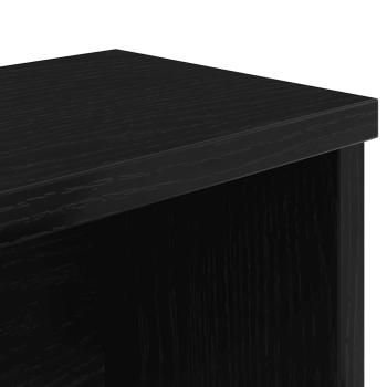 Küchenregale Stapelbar 2 Stk. Schwarz 50x15x16 cm