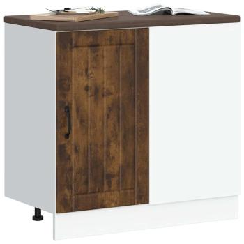 Spülenunterschrank Lucca Räuchereiche Holzwerkstoff