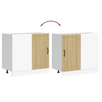 Spülenunterschrank Lucca Sonoma-Eiche Holzwerkstoff